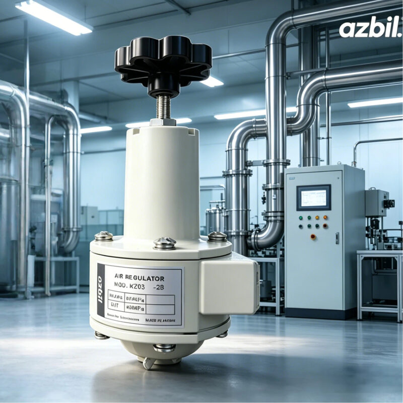 Azbil KZ03-B Air Regulator | Precision Pneumatic Control for Industrial Valve Positioners